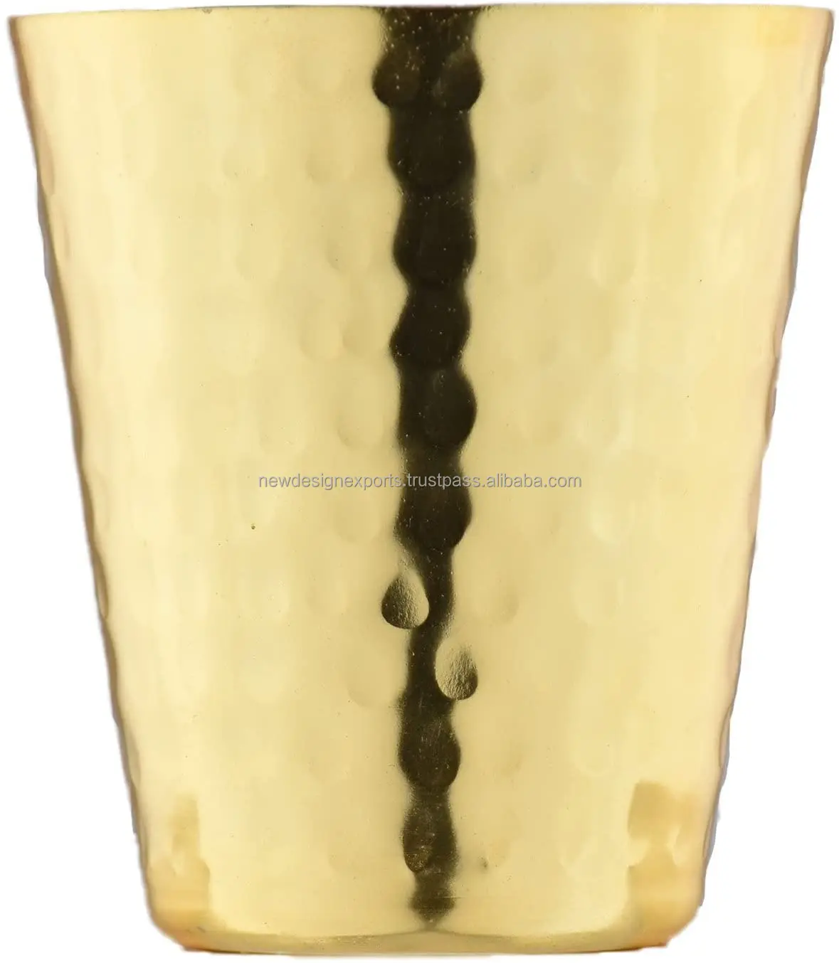 Brass  Moscow Mule Hammered Brass Shot Glasses(set of 4) 100% pure Brass