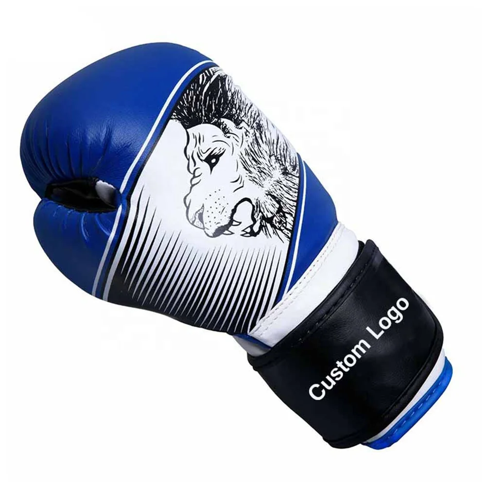 Hot Sale Best Selling PU Leather Construction Injection Foam Padding Adjustable Strap Sparring Kickboxing Training Boxing Glove