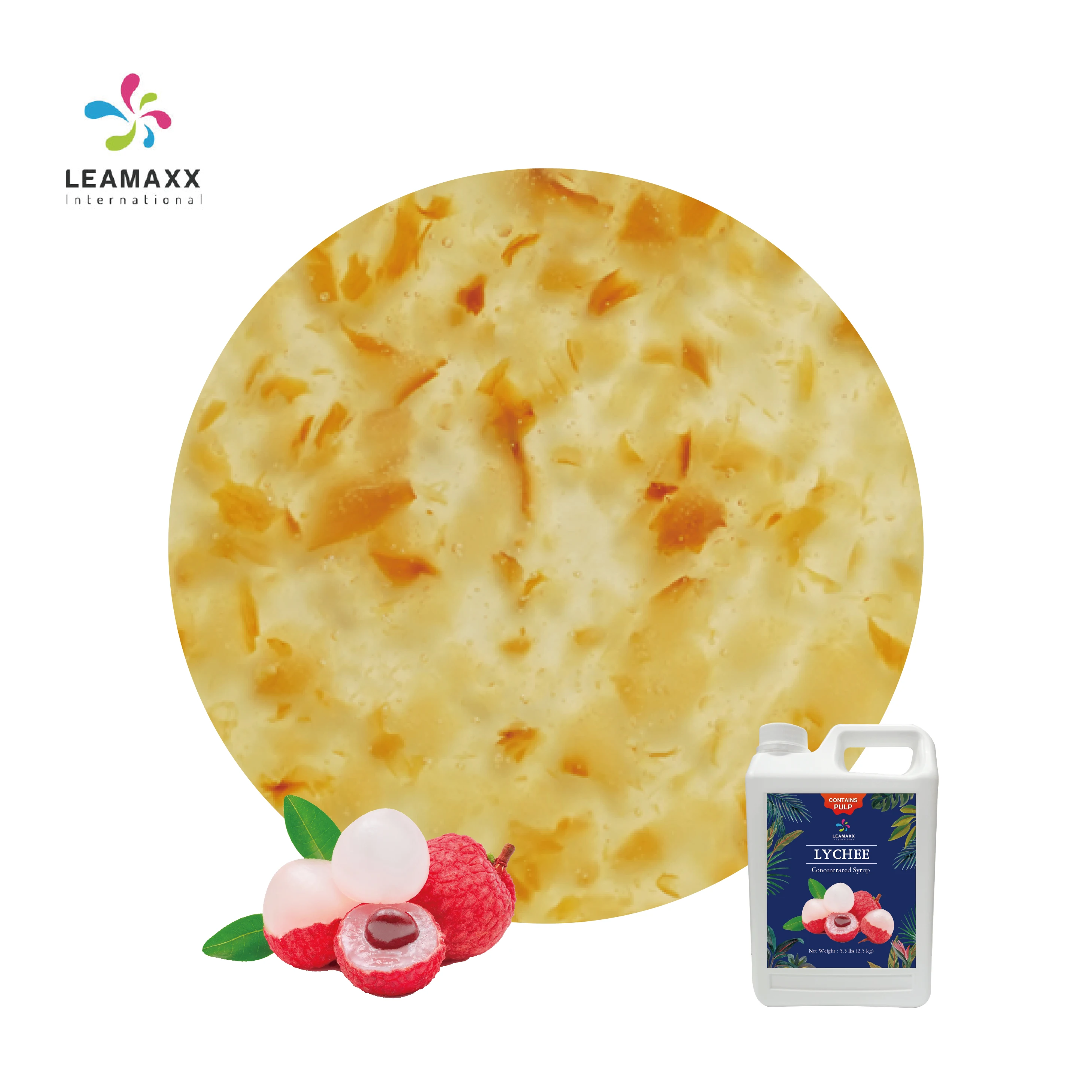 Концентрированный фруктовый сироп премиум-класса с 2024 вкусом личи мякотью оптовая продажа сделано в Тайване