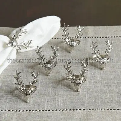 Lips & Moustaches Amazing Napkin Rings Casted Aluminium Napkin Holders Hotels & Restaurants Wedding Dinner Decor Metal Rings