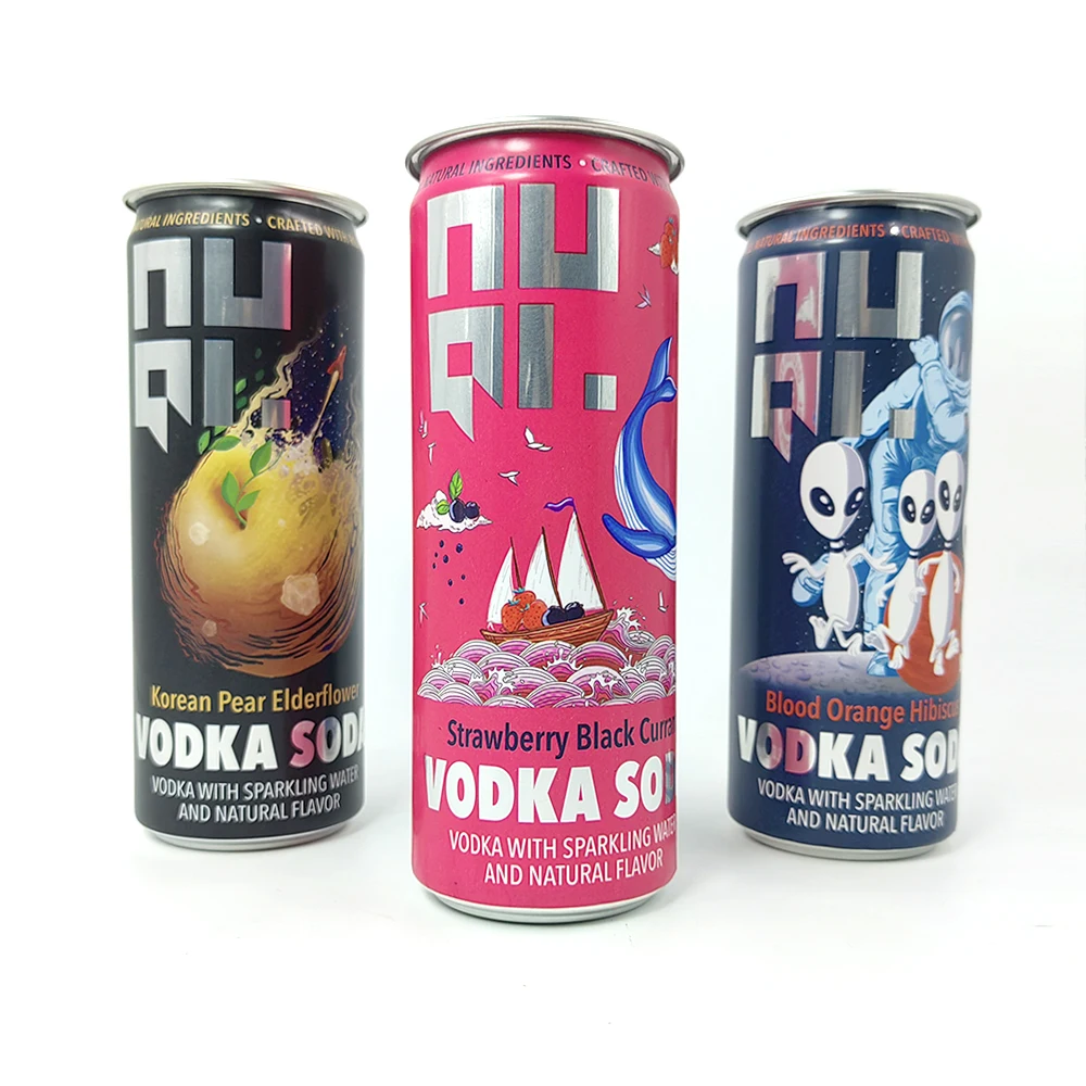 Customised Printed Wrap Plastic Shrinking Sleeve Soda Drink Aluminum Can Application