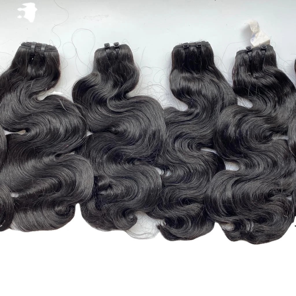 Hair VietNam Company Wholesale, Top Quality Wavy Bundles/ Good Texture A Cambodian Human Hair