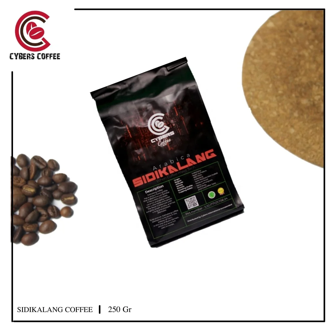 
 Арабика сидикаланг, индонезийский кофе, упаковка 200 г  