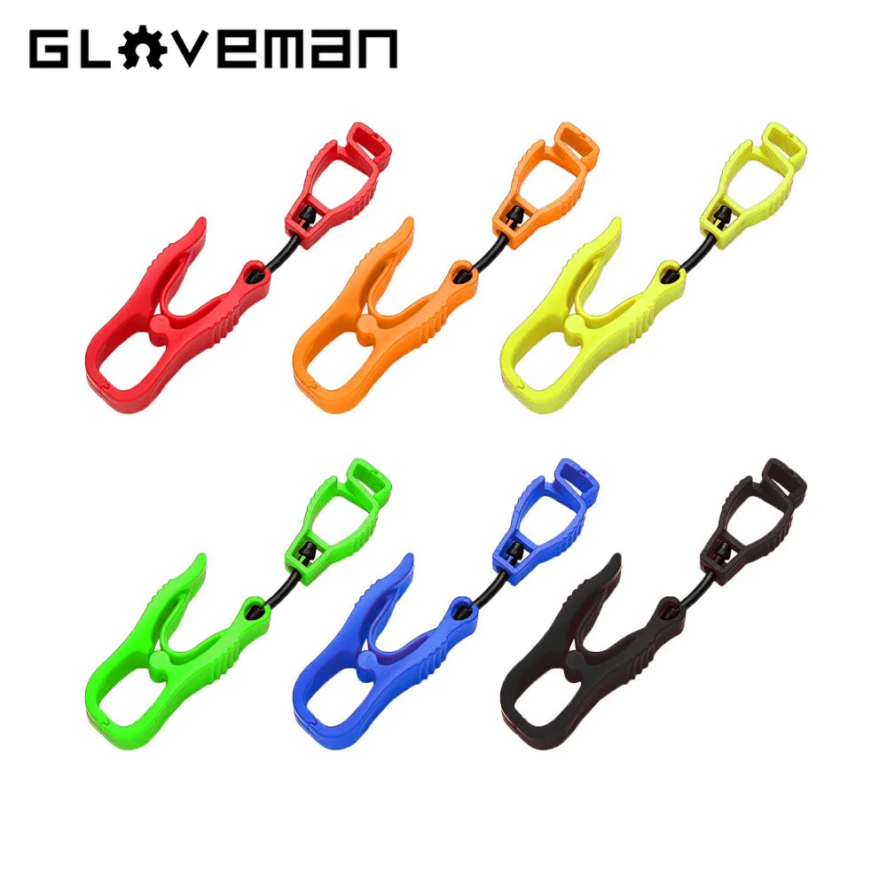 GLOVEMAN Customizable High strength POM Plastic Fixing Buckle Anti-lost safety Glove keeper Grabber working Glove Clip Holder