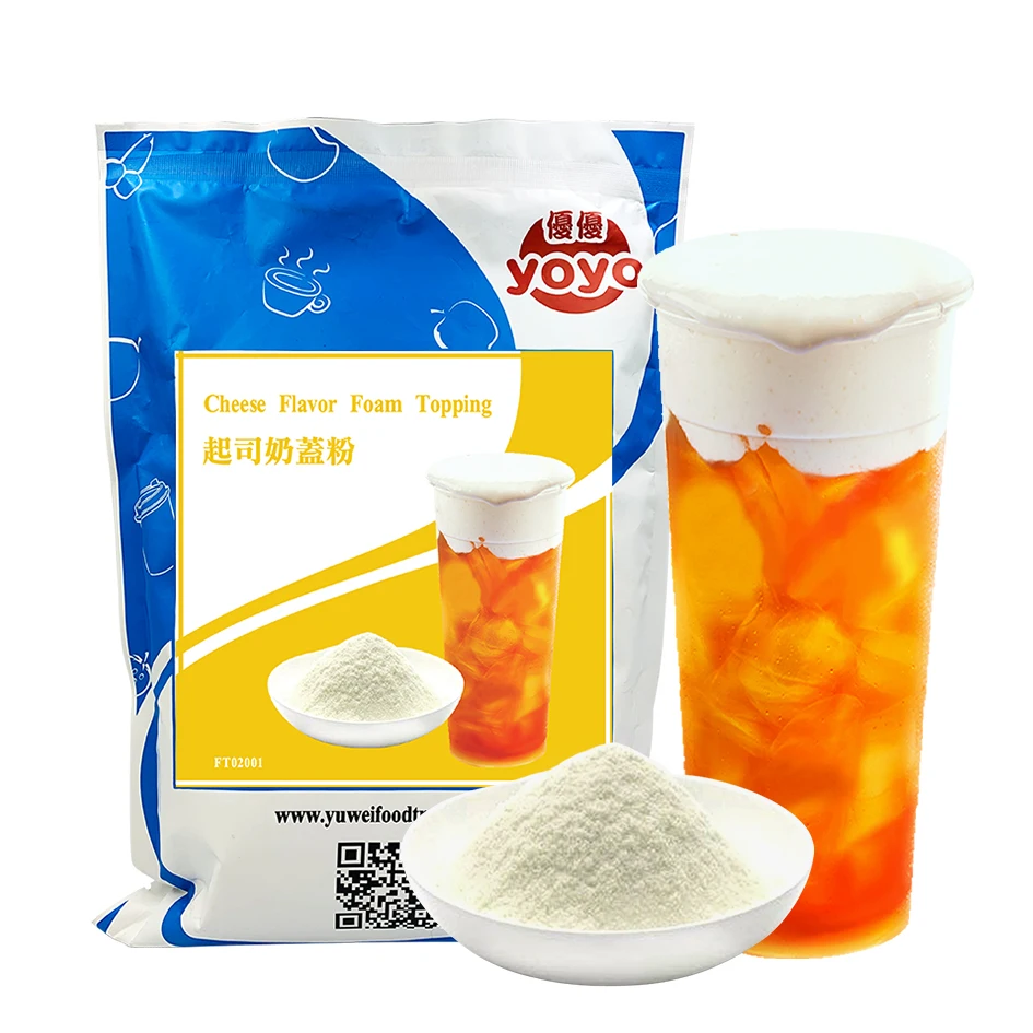 Milk Foam Powder Cheese Flavor Foam Cream Floating Powder for Bubble Tea