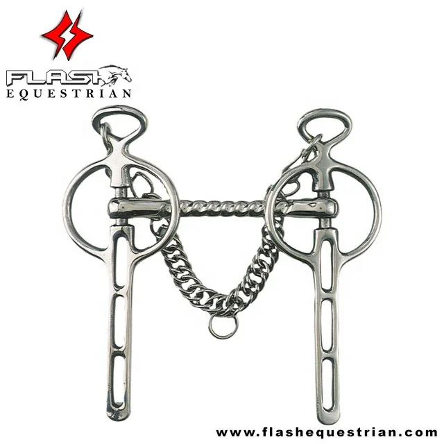 Hand Made Liverpool 2 Slot Horse Driving Bits Best Stainless Steel and German Silver LIVERPOOL Bit Manufacturer Since 1986