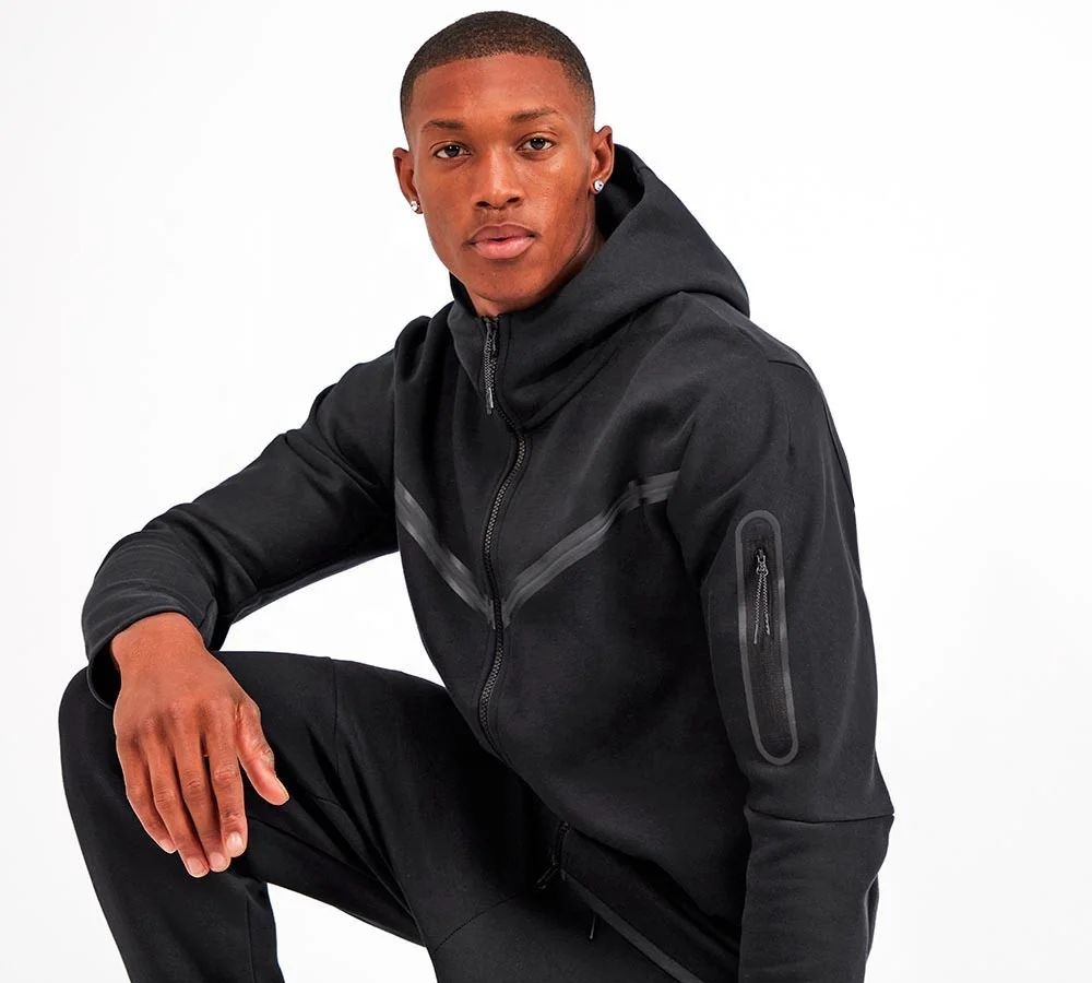 Pakistan factory custom logo men track suits\private label jogger sets knit cotton premium tech fleece tracksuits