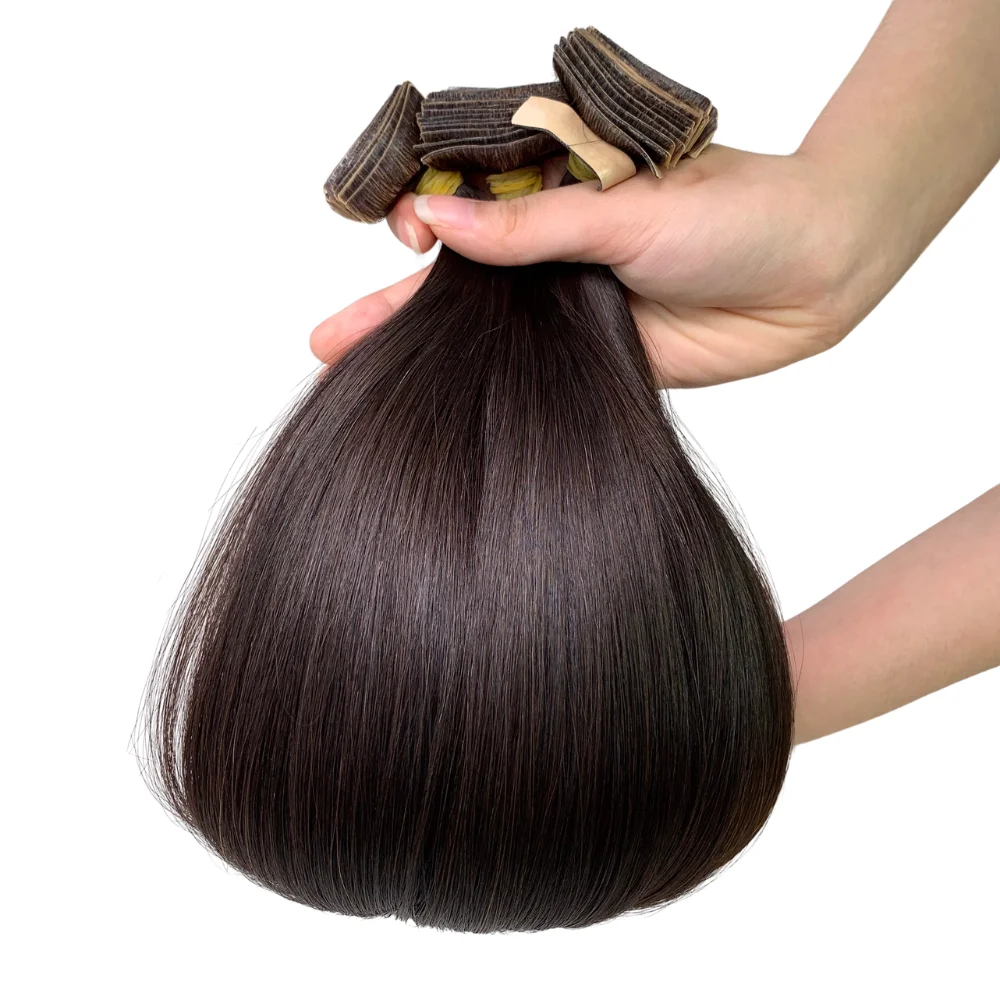 Tape In Weft Natural Straight Hair Extensions Bulk Sale Virgin Hair Beauty From Vietnam Manufacturer