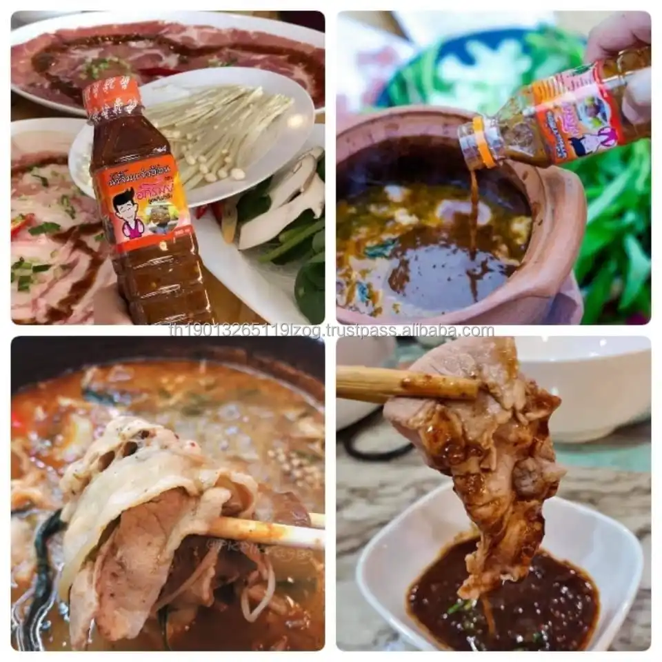 APIROM Sauce Jaew-Hon Dipping Sauce Authentic Thai Style Suki