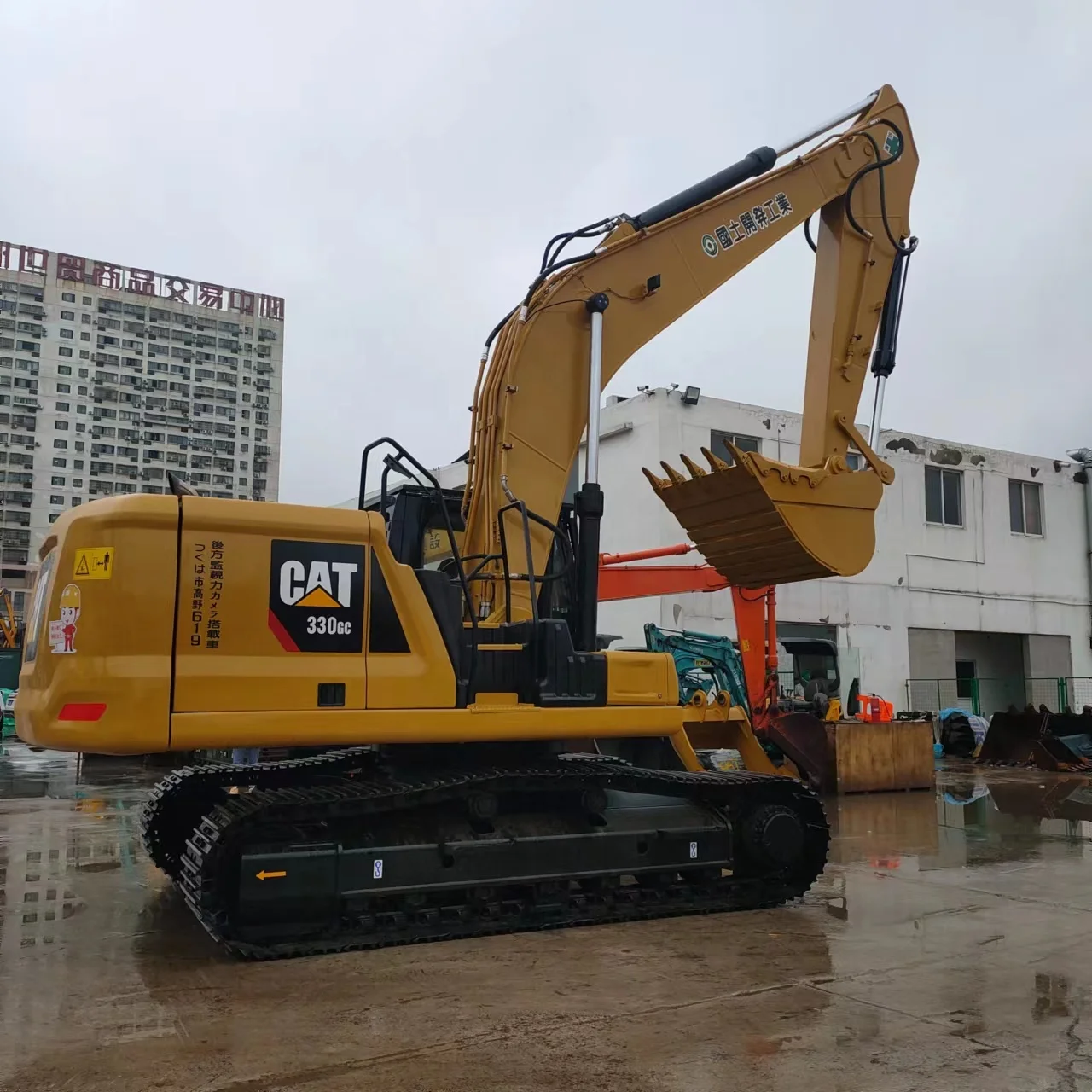 CAT 330GC секонд-хенд гусеница 330 гидравлический Средний гусеничный экскаватор Рабочий вес 30 т строительная машина CAT312D CAT33