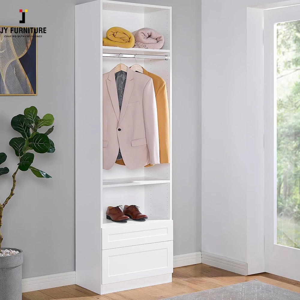 JY Vietnamese Furniture Ready To Assemble European Style Large Storage Hardwood Wardrobes From Vietnam