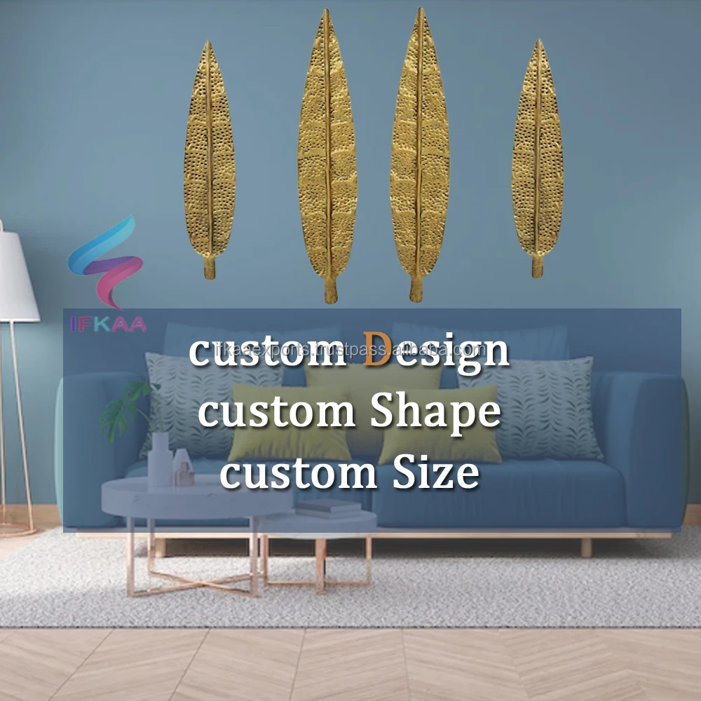 Medium size flower Shape handcrafted Metal Wall Art for Living Room decoration