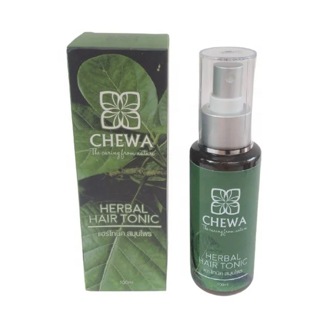 100ml Herbal Hair Tonic Reducing Hair Loss Made in Thailand