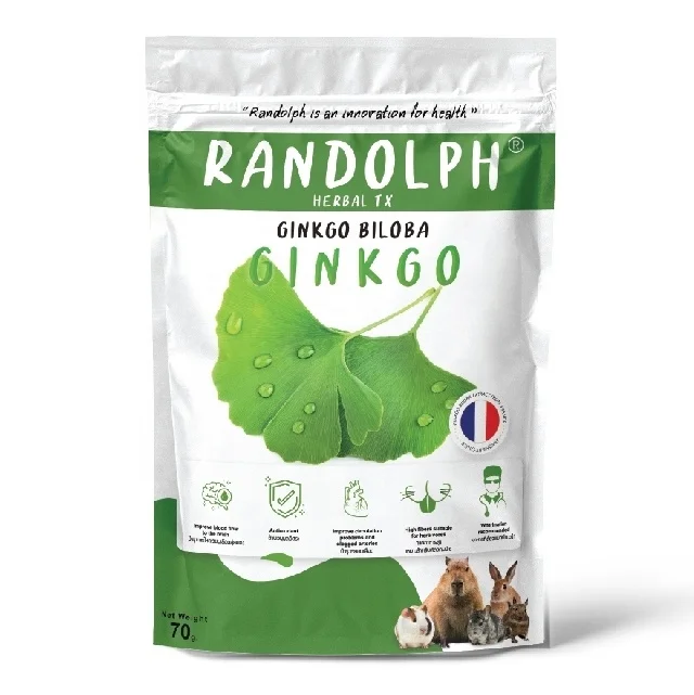 Supplements Ginkgo Extract Promote Blood Circulation for Small Herbivores Developed by Veterinarians Products from Thailand