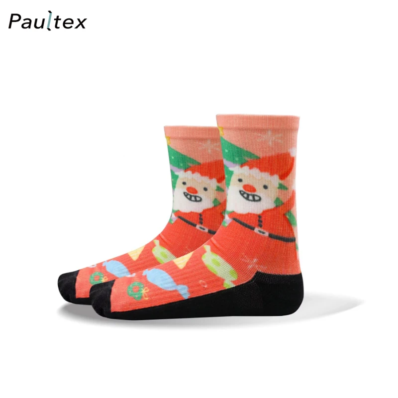 Christmas women socks  wholesale novelty socks with sustainable yarn