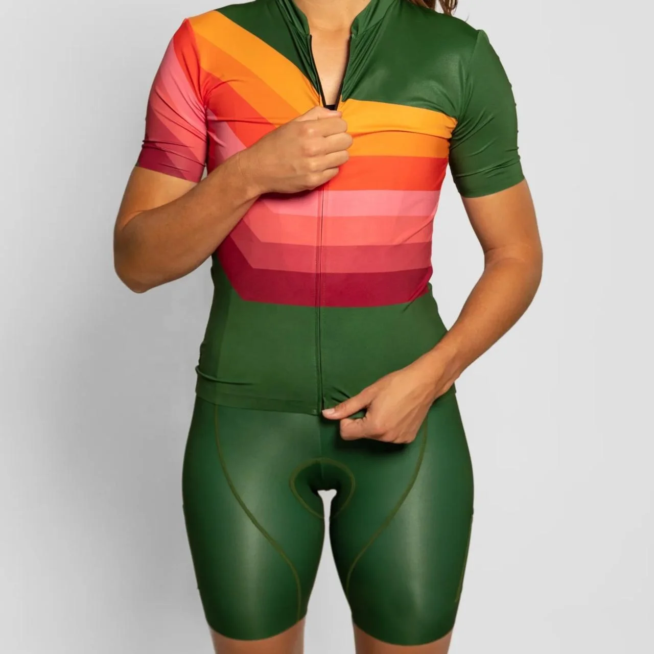 Women Ladies Cycling Uniforms Most Popular Style Bib Shorts Cycling Suit Made In High Quality For Sale Girls Cycling Jersey