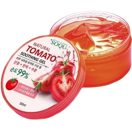 SOQU NATURAL TOMATO SOOTHING GEL face facial skin care cream K-beauty Korea cosmetic made in korea