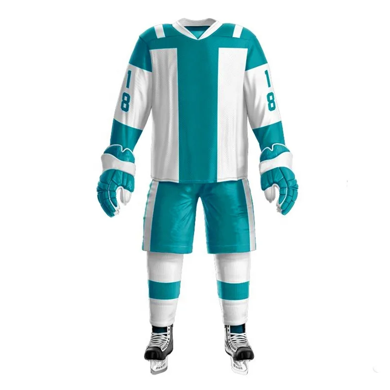 2024 Wholesale Best Quality New Style Sublimated Ice Hockey Uniform Fully Customized Ice Hockey Uniform Set
