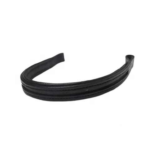 
LEATHER HORSE BROW BANDBulk Buy Equestrian Empty Channel Horse BrowbandEnglish Saddles & Tack 