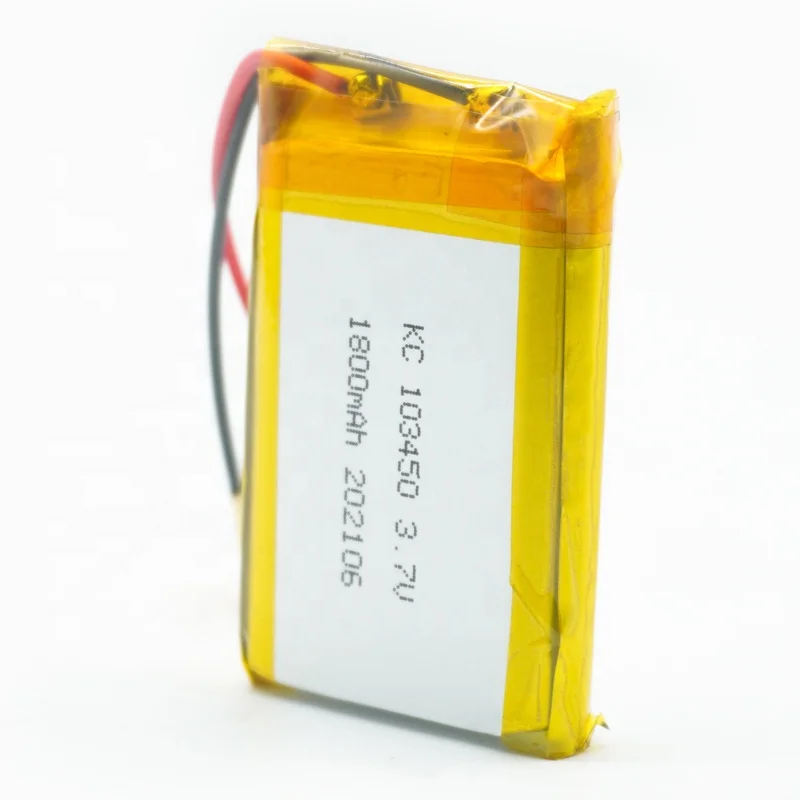 Kamcy 103450 модель 1800 мАч батарея Lipo cell 3 7 v лучшее обслуживание высокой емкости