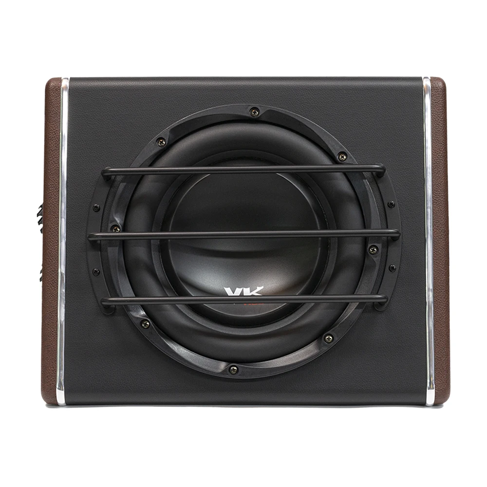 Big Power Trapezoid Car Subwoofer Factory Wholesale 1300W 10 Inch DC 12V Single 150W VK 50 - 1000 Hz 75 - 90db CN;GUA VK-T10 MDF