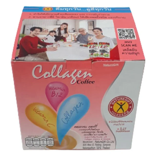 Best Selling 135g Slimming Coffee Mix Instant Powder with Collagen Thai Naturegift Brand  13.5g x 10 Sachet Made in Thailand