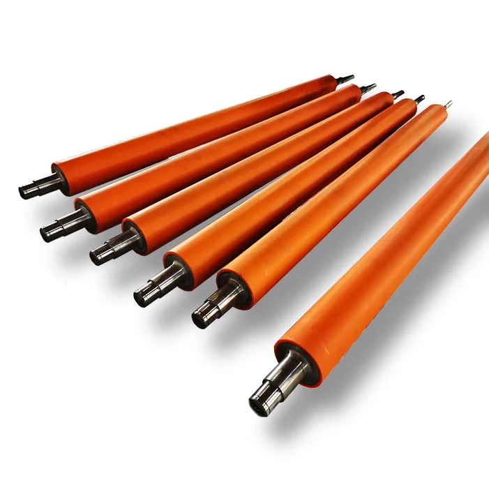 China high quality polyurethane roller polyurethane rubber coated roller for machines