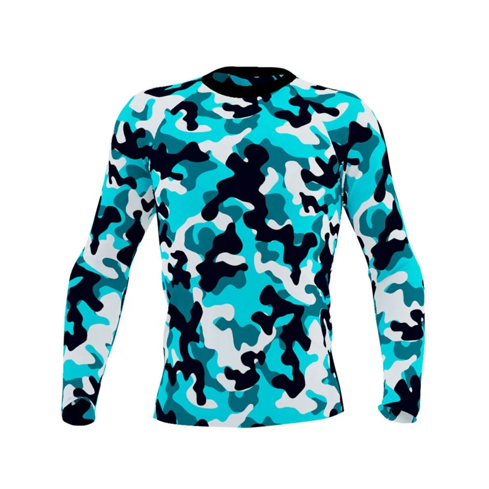 Rashguard Bjj Plain Sublimated rash guard Customize Design UV protection rashguard Long SleeveAnti Uv