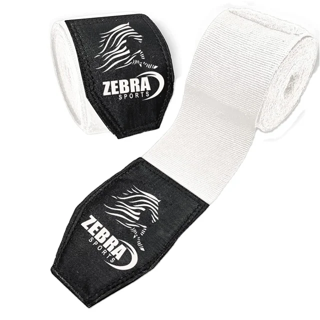 Professional Handwraps semi Elastic Hand Wraps with Thumb Loop for Boxing, MMA, Muay Thai and Other Martial Arts 4m Custom Label