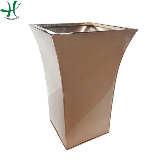 New Design Zinc Flower Planter, Wholesale Zinc Pots in Vietnam, Home & Garden Decoration (HG 15-1041/3)