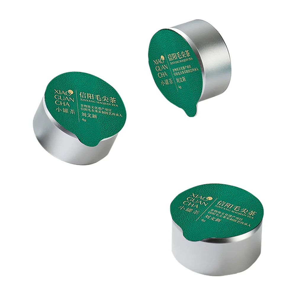 Customized Disposable Heat Seal Alu Foil Lid Aluminum Foil Lid For Milk Bottle Sealing Lid For Yogurt Cups