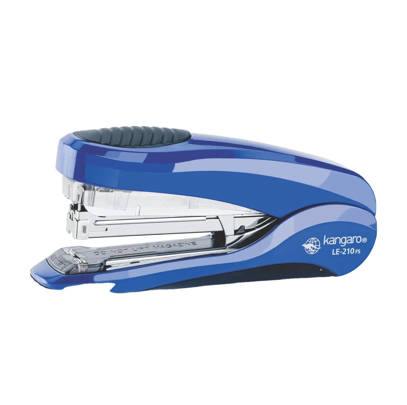 Wholesale full strip stapler All metal body with plastic casing Quick loading mechanism Anti skid base  Reload indicator