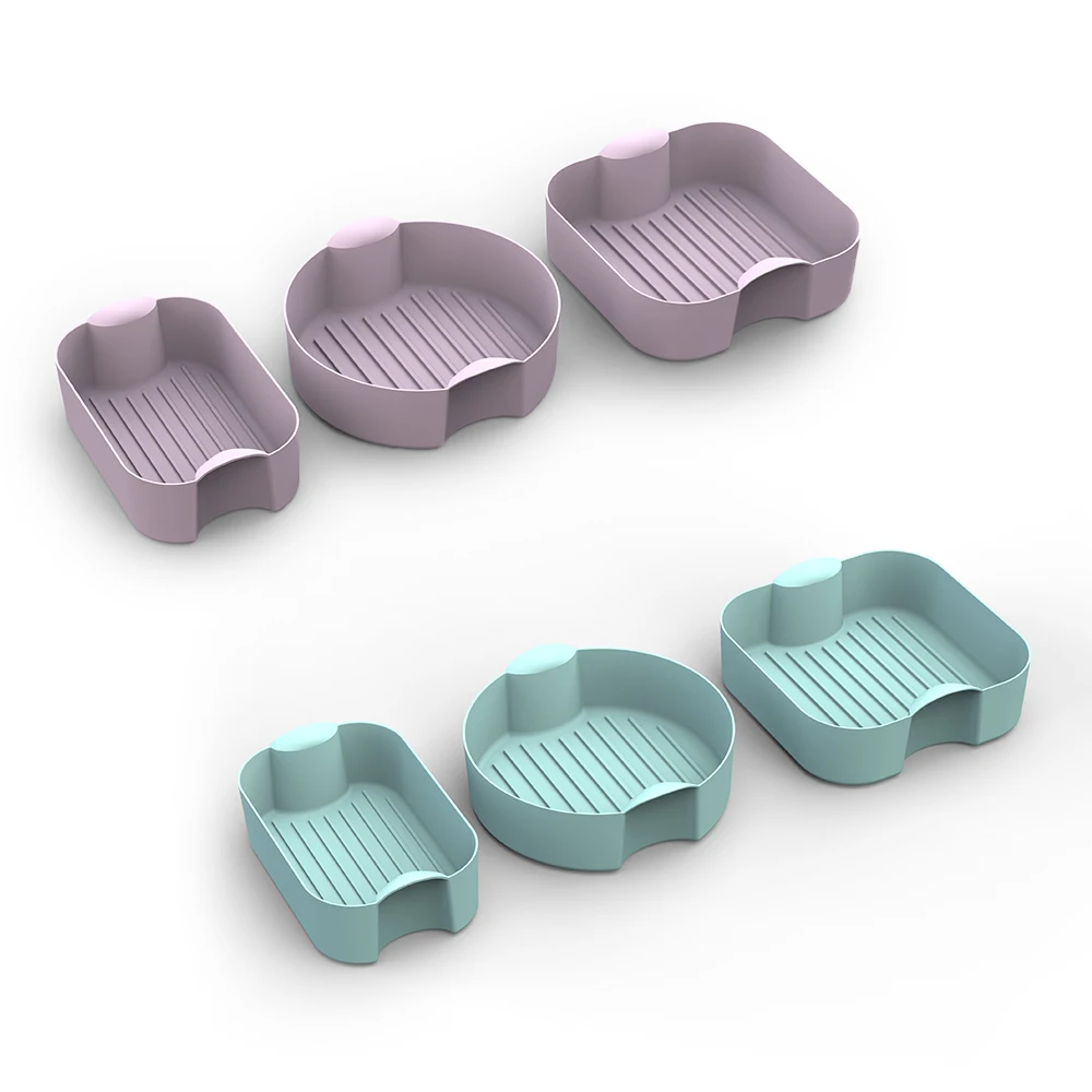 Smartpan Customized Logo Wholesale Price Air Fryer Liners Square Silicone Liners Pot Basket For Air Fryer