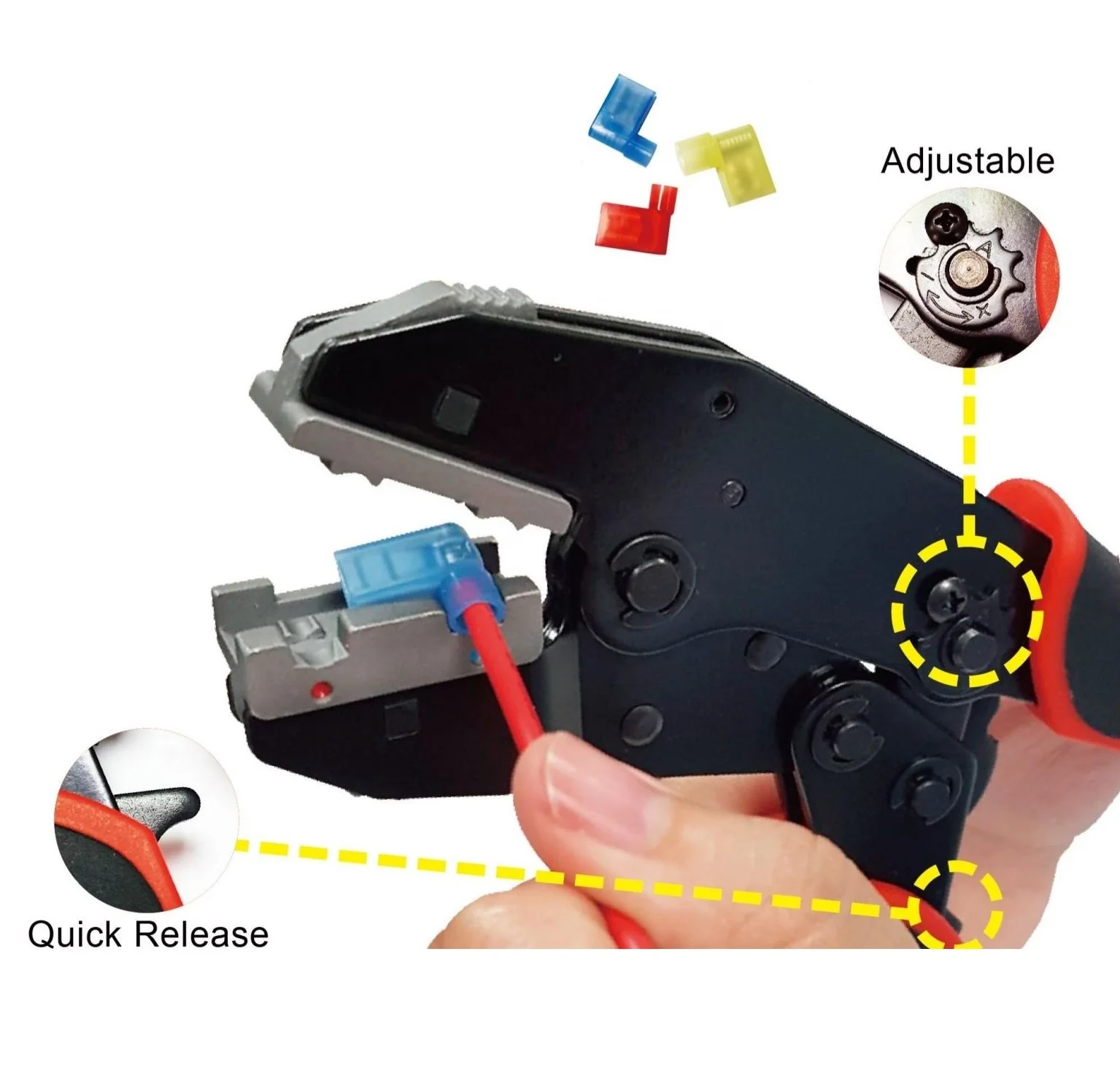 Heat Shrink Terminal & Closed End Connector Crimper Kit