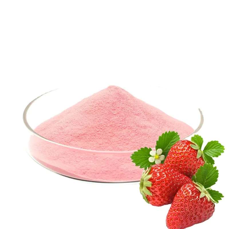 Намного, лучшее качество, натуральный органический растворимый клубничный фруктовый порошок для напитков