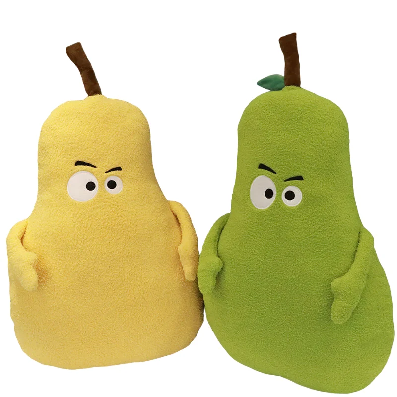 Large Creative Duck and Pear Plush Sofa Pillows Cute Cushions and Afternoon Plush Dolls Living Room Gifts