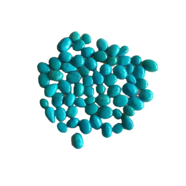Natural Turquoise known for its captivating blue-green hue and smooth finish With AAA Quality and Exceptional Luster Clarity