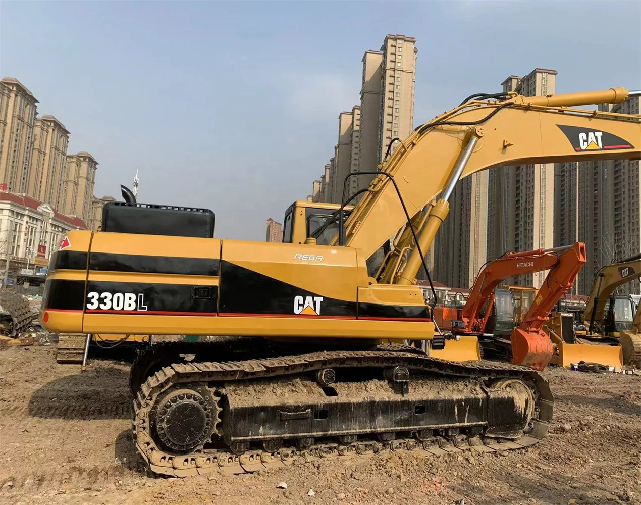 Original Japanese excavator used caterpillar 330bl crawler excavator with hydraulic sticker for sale