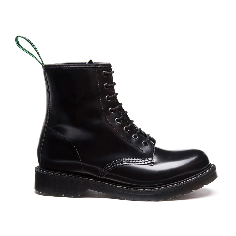  Специальная конструкция широко используемые безопасные рабочие ботинки Черные ботильоны из свиной кожи повседневные Дерби