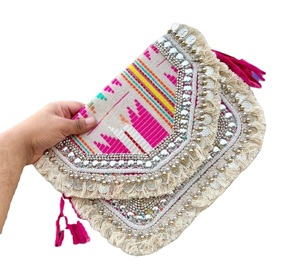 High Quality Durable Hand Made Jute Boho Banjara Bags for Women & Girls  Fashion Statement Traditional Bags for Parties Gifting
