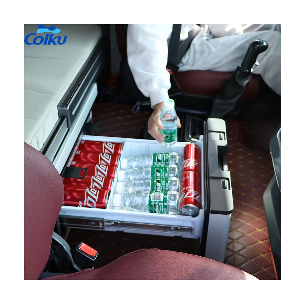Colku Wholesale Price Dc 40W car fridges 23L drawer fridge freezer