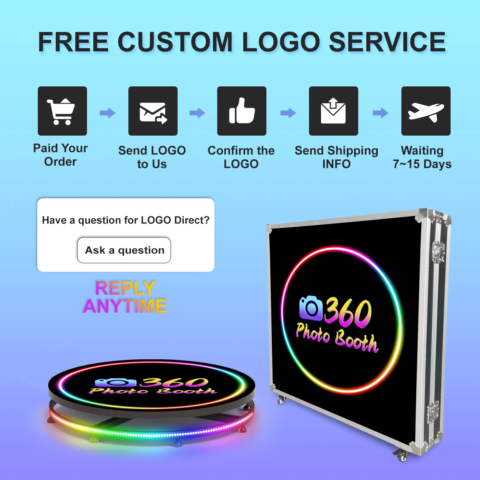 Modern Design Custom Aluminum Tension Fabric Portable Backdrop Tradeshow Exhibition 360 Photo Booth Enclosure