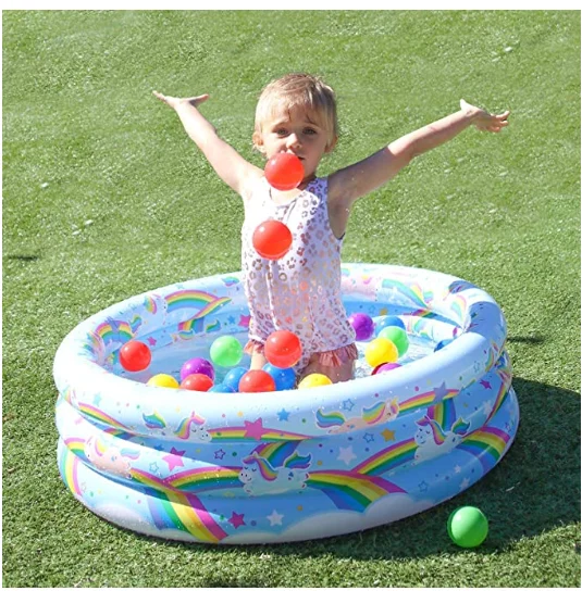 Outdoor PVC Inflatable Pool for Kids  Swimming Padding Toys for Children