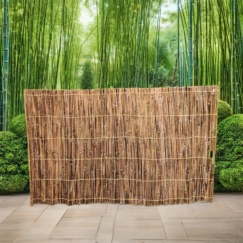 Прочные бамбуковые ограждения для сада экологически чистые легкие и долговечные панели наружного использования от Viet Nam
