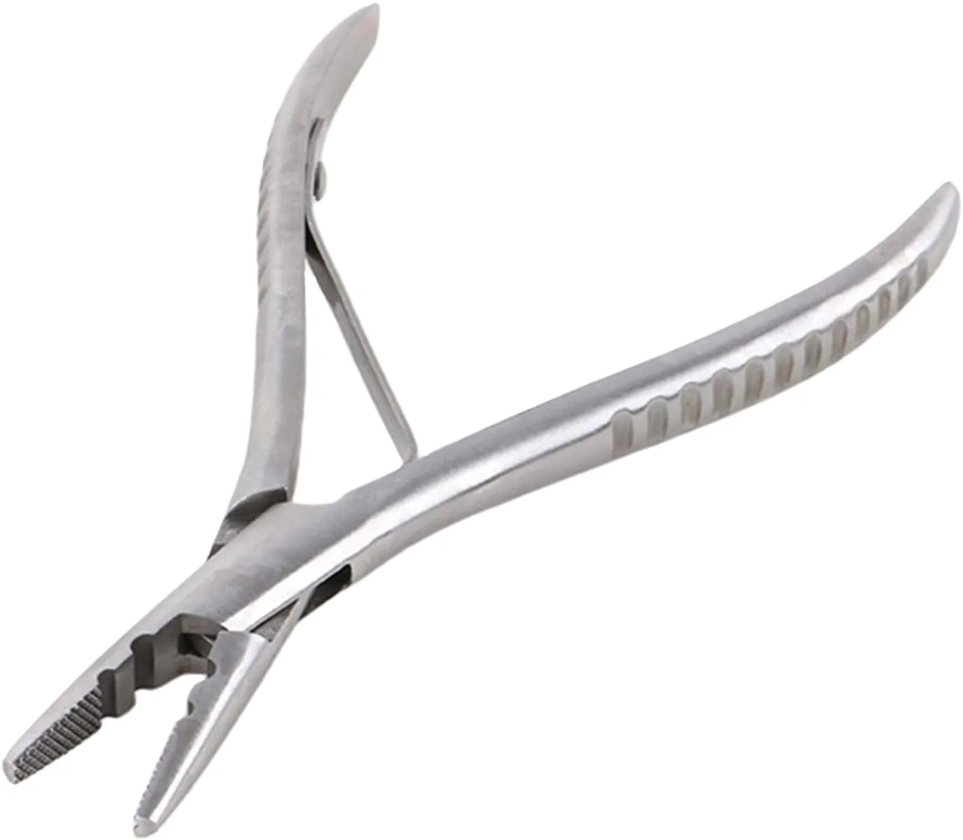 Micro Nano Ring Hair Extension Tools Silver Flat Shape 2 Holes Stainless Steel Multipurpose Pliers Micro Nano Hair Extension