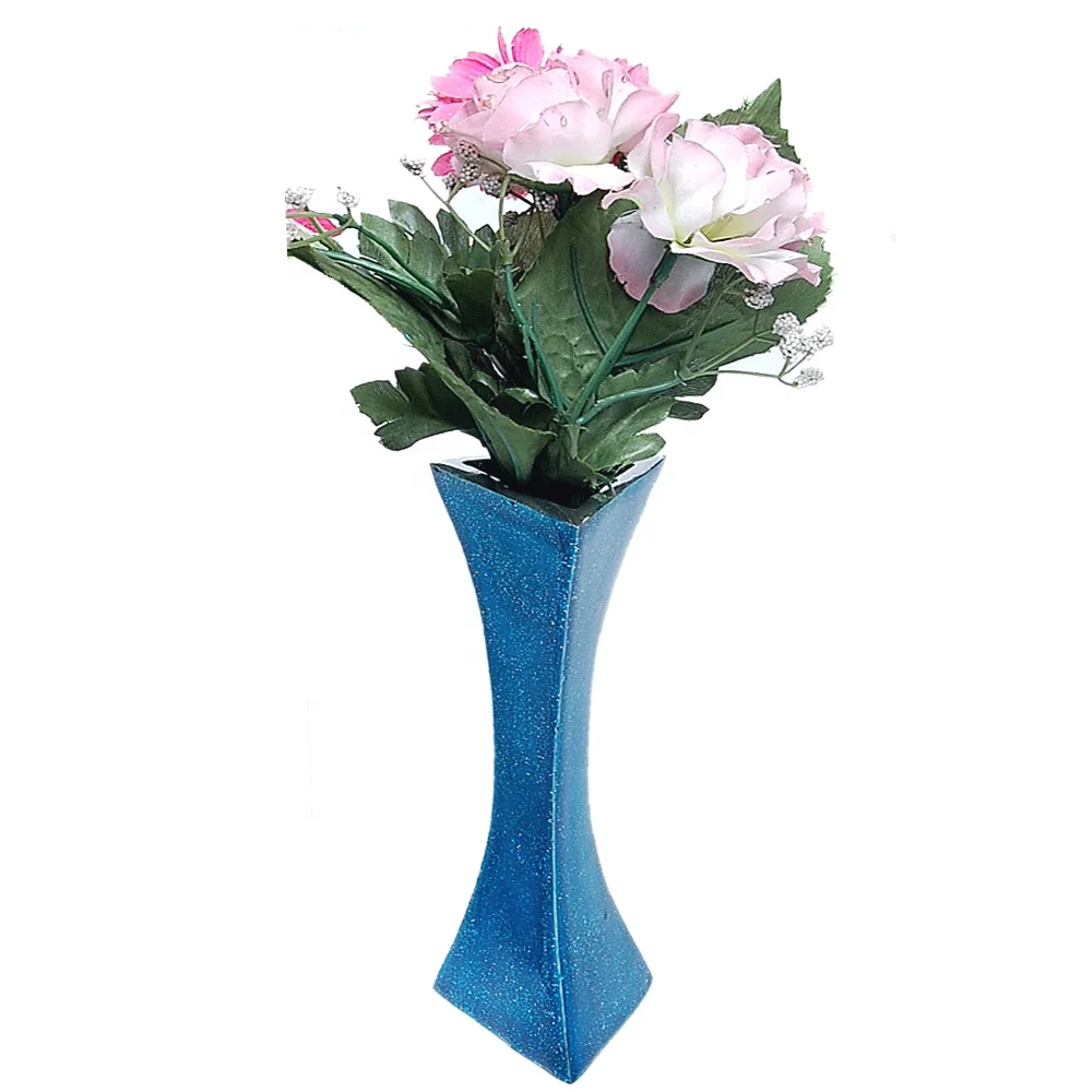 Hot sale handmade vase designs home decoration mirror finishing  recycled aluminum vase