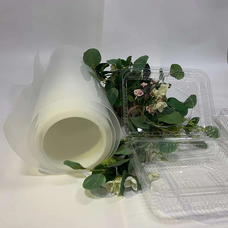 Factory Price Clear Thermoforming PET Plastic Sheet Transparent PET Roll PET Film For Vacuum Forming