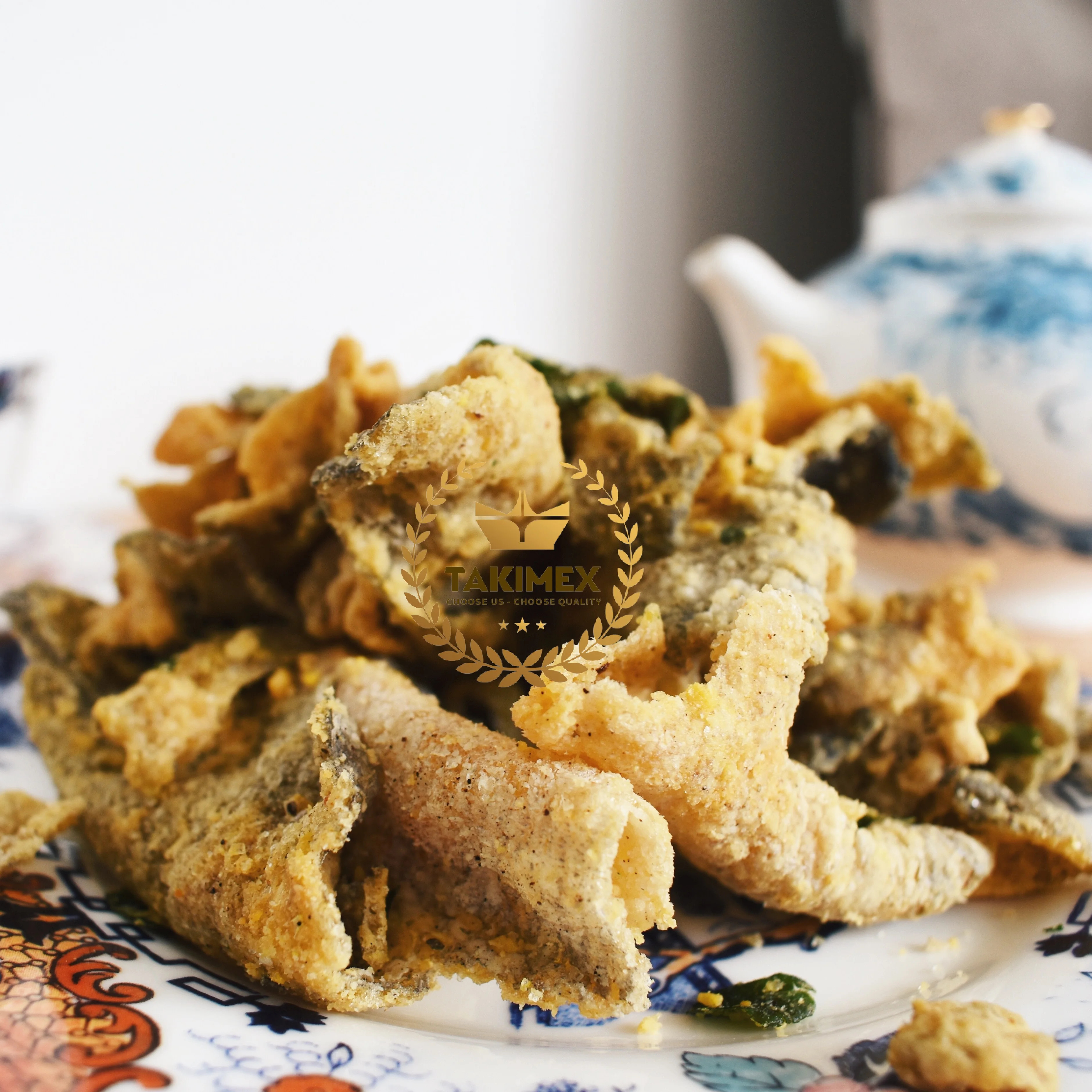 High Quality Vietnamese Salted Egg Fish Skin Crispy Delicious Fried Salmon Cat Fish with Salted Egg Snack at a cheap price