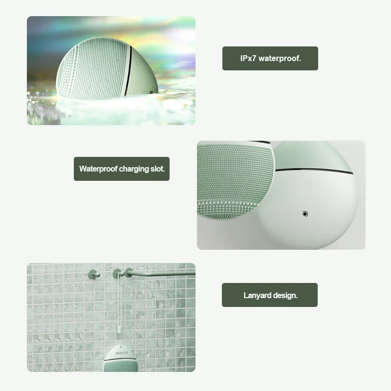 Private Label Face Cleaning Brush Skin Scrubber Silicone Electric Facial Cleansing Brush