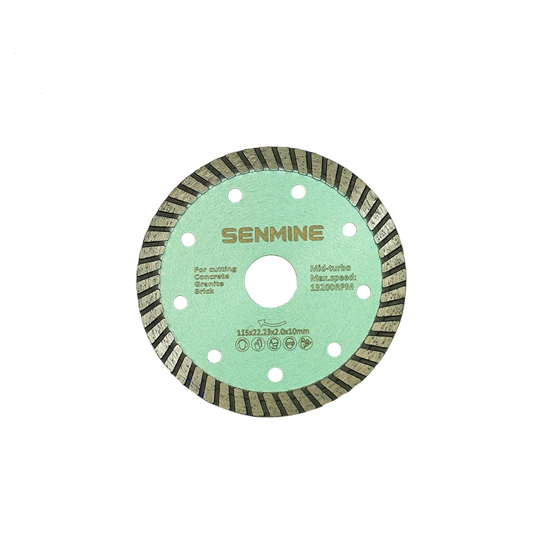 Hot Pressing 110mm discos de corte diamantado Stone Diamond Saw Blade for Online Sale